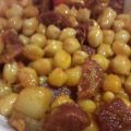 Garbanzos con chorizo al estilo ropa vieja