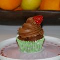 Cupcakes de fresa y chocolate