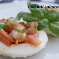 CAPRESE DE TARTAR DE LANGOSTINOS CON MOZARELLA[...]