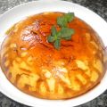 Flan de huevo con queso