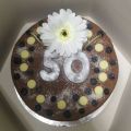 50th birthday chocolate cake