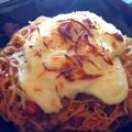 Pasta gratinada con bechamel