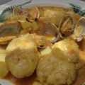 Rape guisado con patatas y almejas