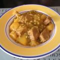 CARNE GUISADA CON PATATAS Y GUISANTES
