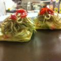 Pincho de chaca y gulas sin gluten