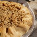 Galette de manzana con crumble de nueces