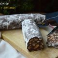 Salchichón de Chocolate y Avellanas