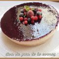 TARTA DE CHOCOLATE BLANCO Y FRUTOS ROJOS