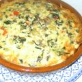 quiché de verduras y jamón