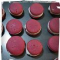 PINK VELVET WHOOPIE  PIES