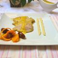 Lomo a la naranja con puré de patata