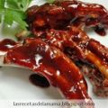Receta de Costillas de cerdo con salsa barbacoa