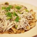 Anguriñas al ajillo con champiñones