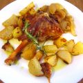 Cordero a lenta cocción con patatas, cebollas y[...]