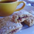 Galletas de vainilla y mermelada