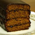 Pan de especias (piernik) con mermelada