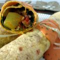 Burritos de acelga con sabores de India