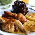 Picantones asados a la 