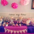 Mesa Dulce y Tarta de Comunión para Andrea