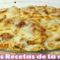 Receta de Raviolis con bechamel gratinados