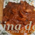 PULPO EN SALSA AMERICANA (THERMOMIX)