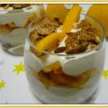 Postre ligero de melocotón