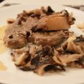 Osobuco con shiitake en salsa de almendras