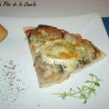 PIZZA DE BERENJENAS Y QUESO DE CABRA