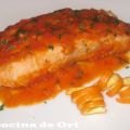 SALMÓN  A LA NARANJA