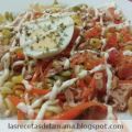Receta de Ensalada de pasta con mayonesa