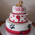 Tarta perruna para Lola