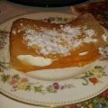 Milhojas de nata y crema