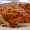 BOLOÑESA DE TOFU Y LENTEJAS