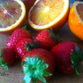 Receta: Fresas y naranjas sanguinas