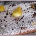 CAKE DE PLÁTANO, MANZANA Y CEREZAS