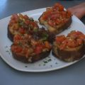 Tostas de tomate.