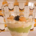Copa de salmón con aguacate