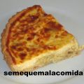 QUICHE DE PUERROS Y GRUYERE
