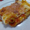 Lasagna fácil de bonito y aceitunas