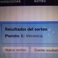 Y ahora toca el resultado del Sorteo