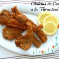 Chuletas de Cordero a la Florentina