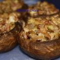 CHAMPIÑONES RELLENOS DE SALCHICHA BLANCA