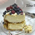 Tarta de Queso de dos pisos con Frutos Rojos