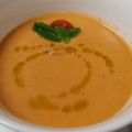 Sopa fría de hierbabuena y tomate