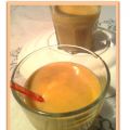 Smoothie de melocotón y platano