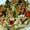 Tornillos con verduras