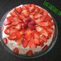 TARTA DE FRESAS Y NATA