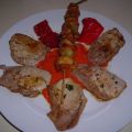 Brocheta vegetal y lomo de cerdo a la plancha[...]