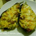BERENJENAS RELLENAS DE EMPERADOR Y GAMBAS