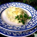Risotto al queso azul